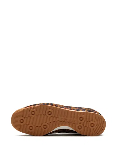 Adidas Originals Womens Adidas Sl 72 Leopard-print Suede And Mesh Low-top Trainers In Multi