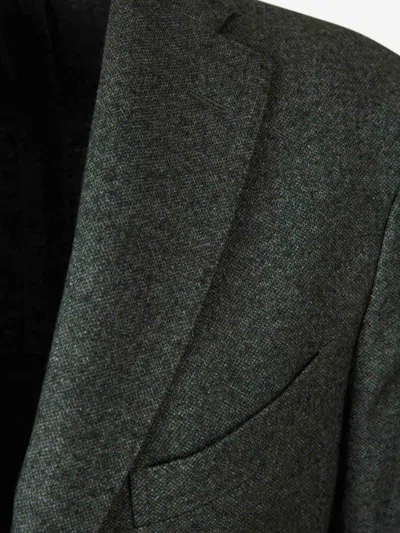 Boglioli Patch-pocket Single-breasted Blazer In Green