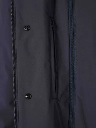 Herno Blazer With Bib In 2-layer Windstopper In Blue
