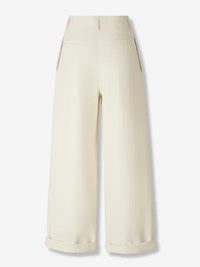 Darkpark Tailored Trousers In White