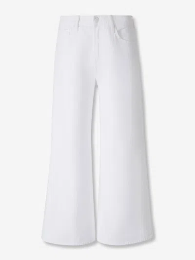 Mother Straight Jeans In White
