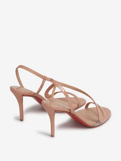 Christian Louboutin Open-toe High-heeled Sandals In Nude