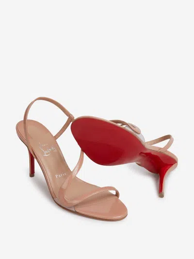 Christian Louboutin Open-toe High-heeled Sandals In Nude