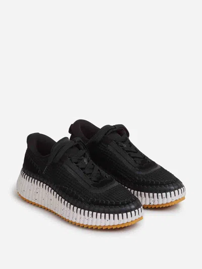 Chloé Nama Sneakers In Black