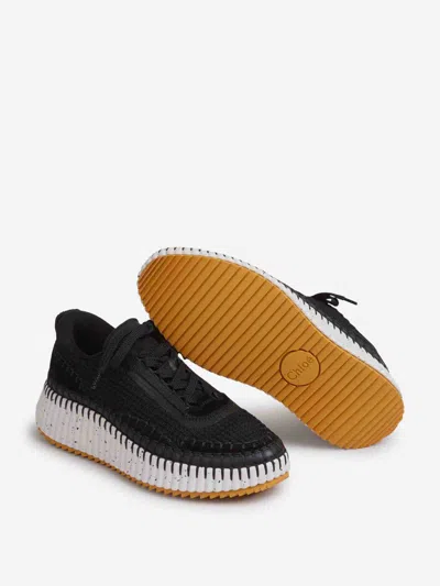 Chloé Nama Sneakers In Black