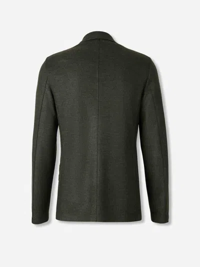 Harris Wharf London Patch-pocket Single-button Blazer In Green
