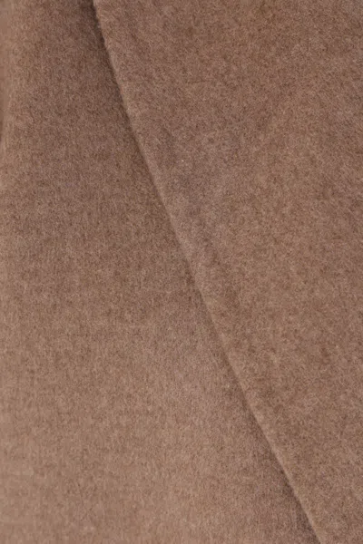 Dušan Cashmere Wrap Coat In Brown