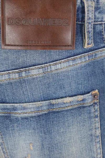 Dsquared2 Dsquared Stretch Denim Skater Jeans In Blue