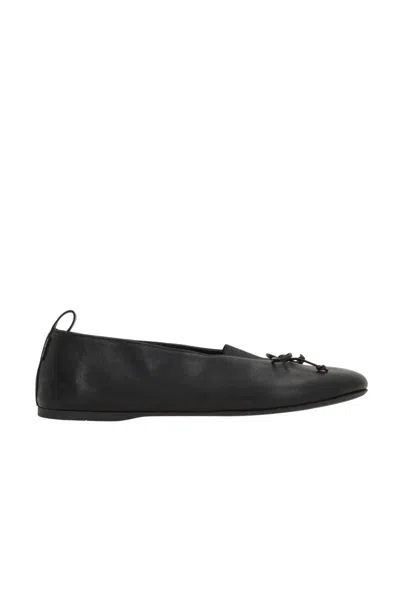 Miu Miu Flat Shoes In Black