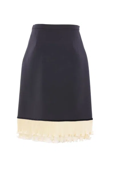 Valentino Garavani Skirts In Blue