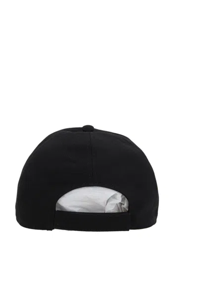 Fendi Baseball Cap With Logo Plaque In Black