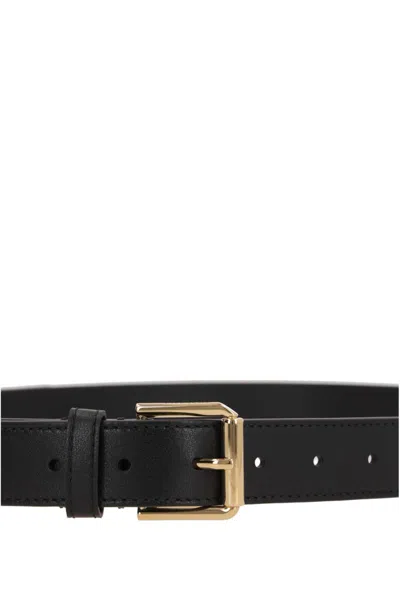 Givenchy Leather Belt In Black