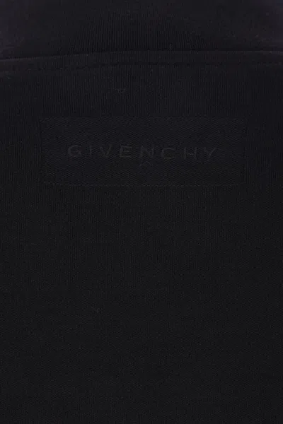 Givenchy Bomber Jacket With Leather Panels And Wool Sleeves In Black