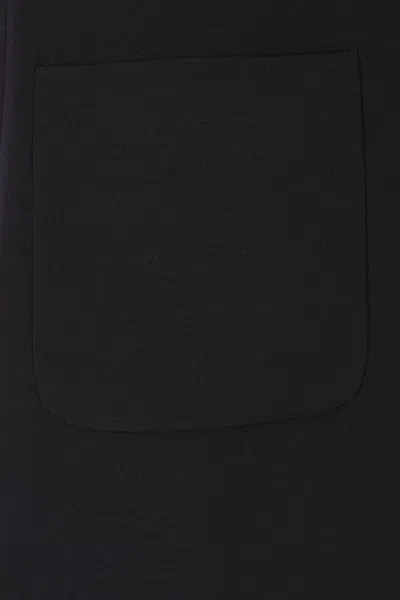 Valentino Embellished Pussy-bow Wool And Silk-blend Crepe Mini Dress In Black
