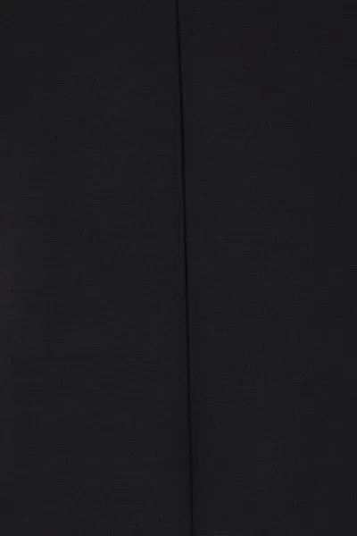 Valentino Embellished Pussy-bow Wool And Silk-blend Crepe Mini Dress In Black