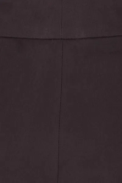 Dries Van Noten Wide Leg Trousers Pleated Design Button Detail In Brown