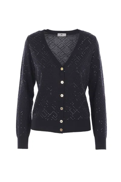 Elisabetta Franchi Sweaters In Blue