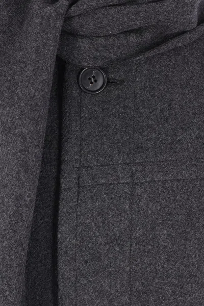 Mm6 Maison Margiela Coats In Gray