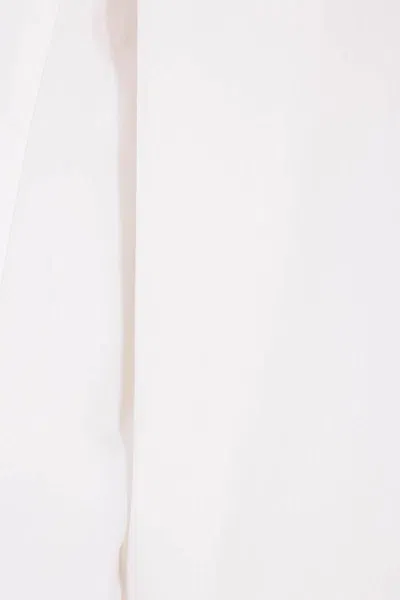 Mm6 Maison Margiela Mm6 By Maison Margiela Cropped Cotton Shirt With Front Button Closure In White