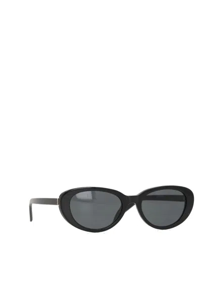 Saint Laurent Acetate Sl M154 Sunglasses In Green