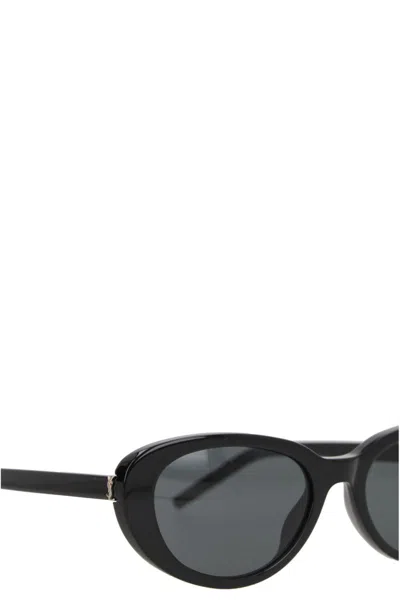 Saint Laurent Acetate Sl M154 Sunglasses In Green
