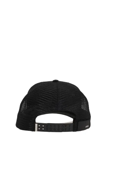 Amiri Black Baseball Cap With Maxi Logo On The Front In Cotton Man In Black