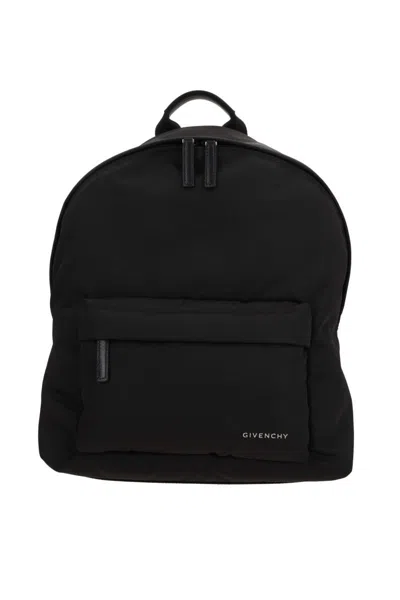 Givenchy Essential U Backpack In Nylon In Black