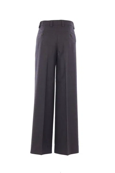 Incotex Virgin-wool Trousers In Blue