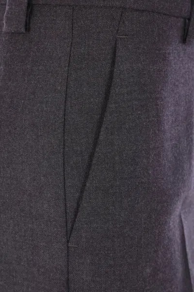 Incotex Virgin-wool Trousers In Blue