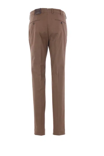 Incotex Trousers In Brown