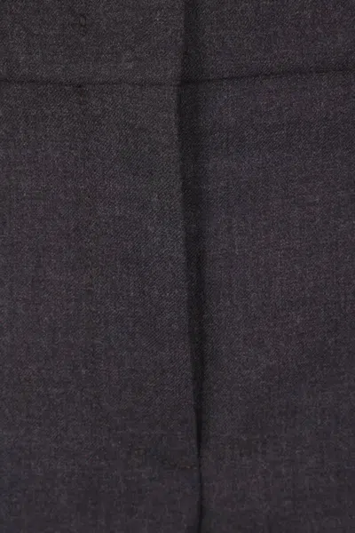 Incotex Virgin-wool Trousers In Blue