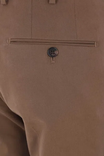 Incotex Trousers In Brown