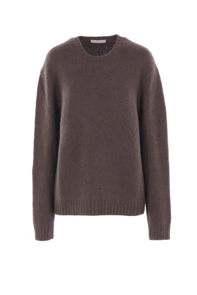 Dušan Crew-neck Cashmere Sweater In Brown