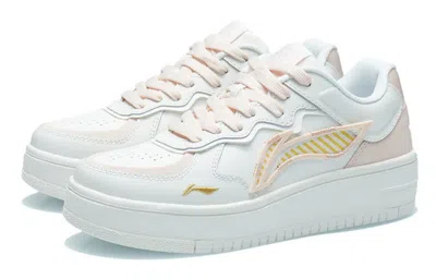 Li-ning (wmns)  Classic Skateboarding 'white Beige' In Multi