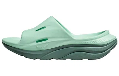 Hoka One One Ora Recovery Slide 3 'mist Green Trellis'