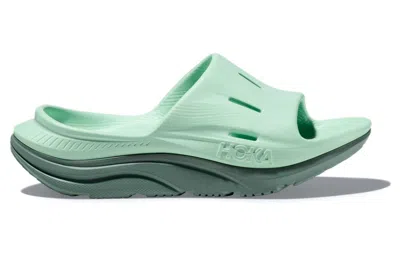Hoka One One Ora Recovery Slide 3 'mist Green Trellis'