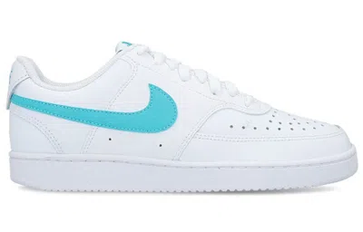 Nike (wmns)  Court Vision Low Shoes For White/navy In Multi