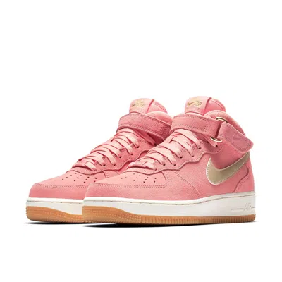 Nike (wmns)  Air Force 1 '07 Mid 'bright Melon' In Pink