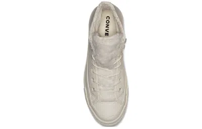 Converse (wmns)  Chuck Taylor All Star Street Warmer Ripple High Top Thick Sole Pure White
