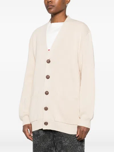 Golden Goose Cardigan Danielle In Misto Cotone Stretch Beige  Donna In Neutral