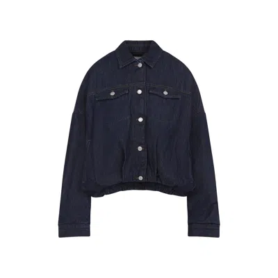 Dries Van Noten Cotton Denim Vesto Jacket In Blue