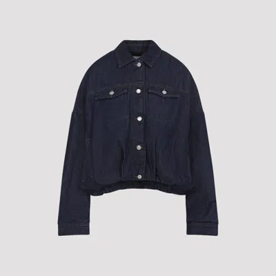 Dries Van Noten Cotton Denim Vesto Jacket In Blue