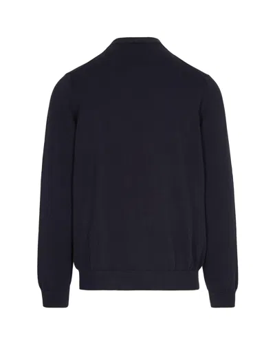 Lacoste Pullover In Cotone Nero In Black