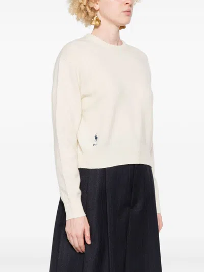 Polo Ralph Lauren Relaxed Fit Wool Sweater With Ribbed Cuffs
