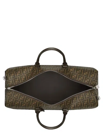 Fendi Men Large Duffle Ff Ff Fabric Travel Bag