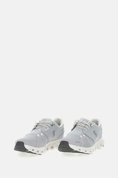 On Breathable Grey Sneakers With Textured Rubber Sole In Neutral