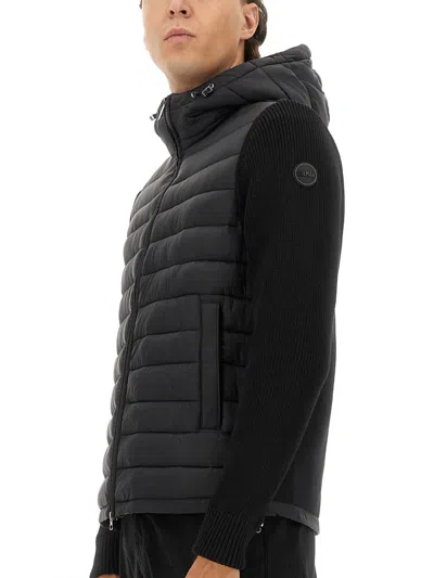 Colmar Giubbino Con Cappuccio E Maniche In Maglia Nero In Black