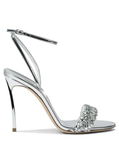 Casadei 100mm Interstellar Crystal-embellished Sandals