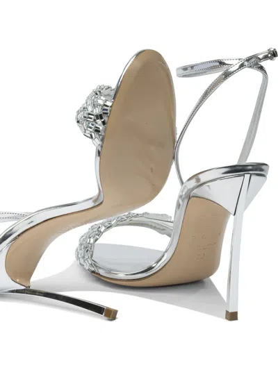 Casadei 100mm Interstellar Crystal-embellished Sandals