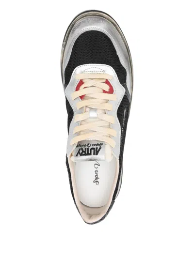 Autry Super Leather Sneakers In Multi